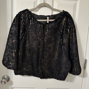 Chic Black Women's Cape